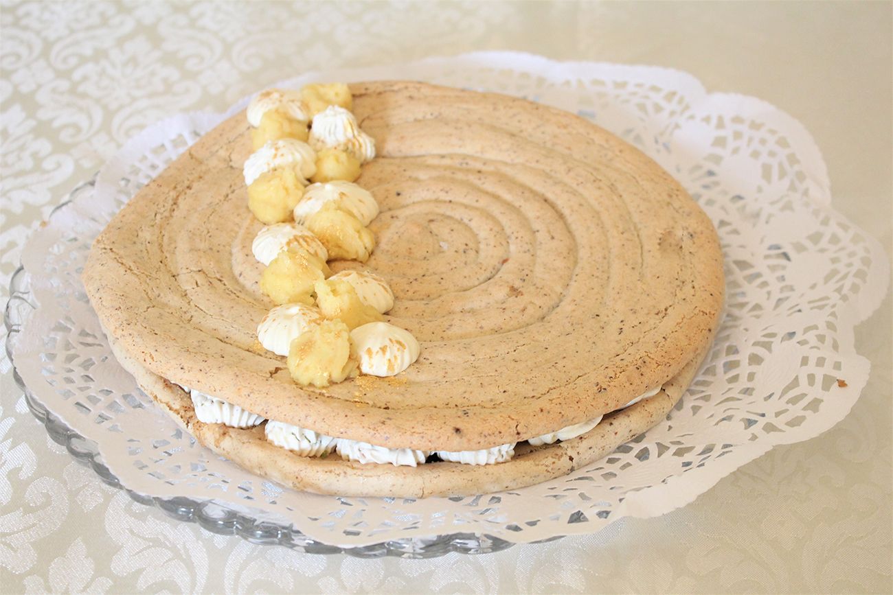 IMG 3584 - טארט מקרון בקרם לימון פרווה