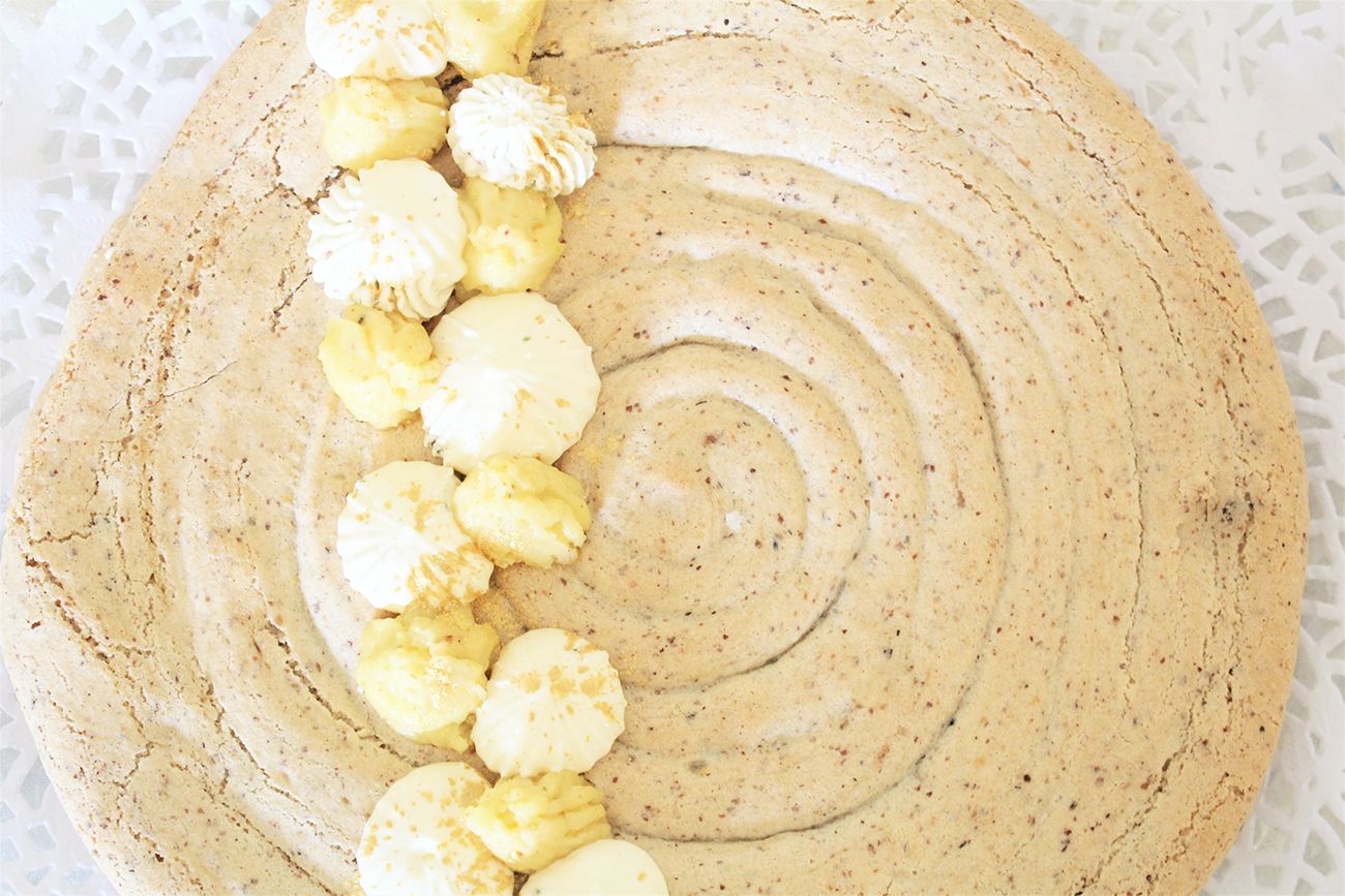 IMG 3585 - טארט מקרון בקרם לימון פרווה