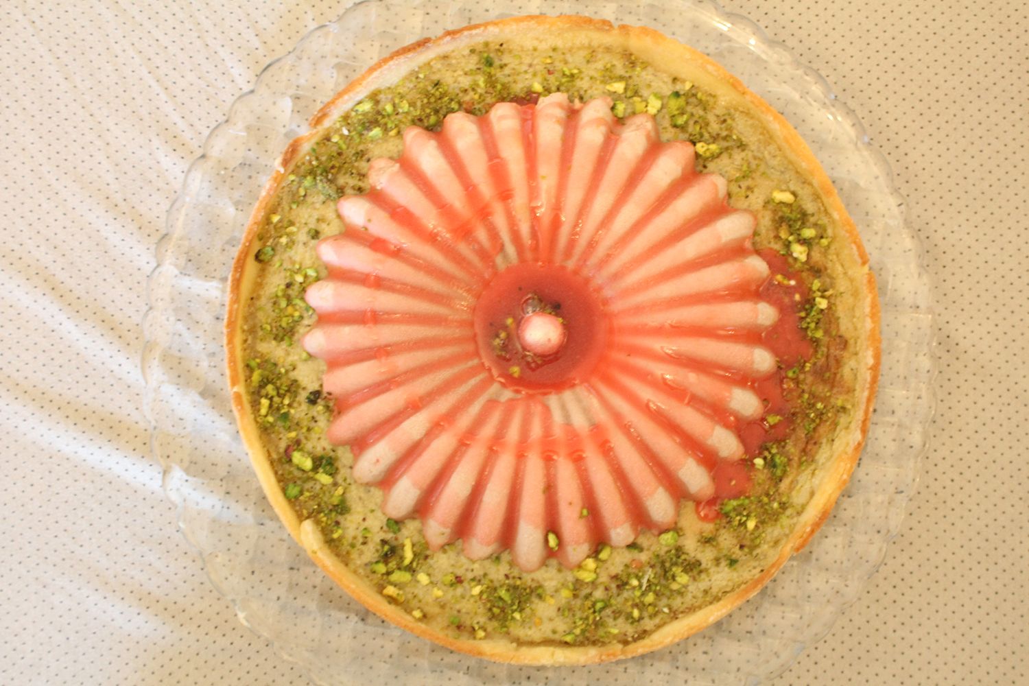 IMG 3912 - טרטלת תותים על מצע פסטוק