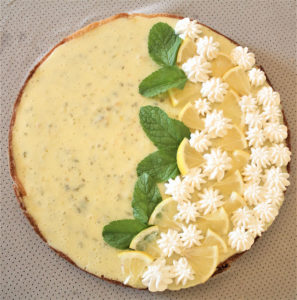 IMG 5085 297x300 - טארט לימון אגוזים ונענע