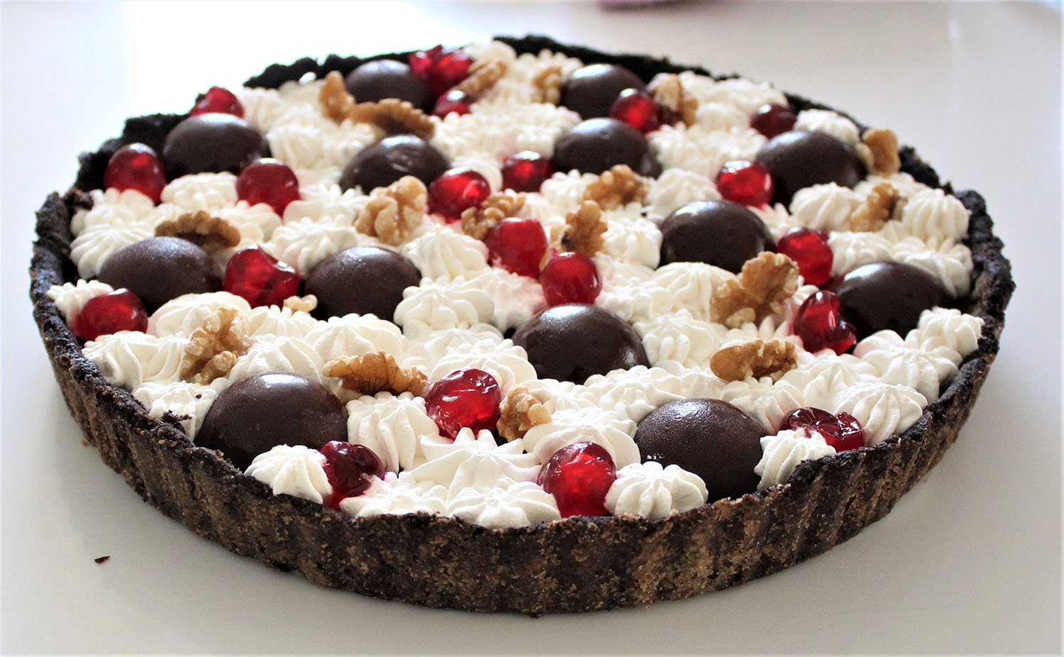 IMG 5089 - טארט שוקולד ודובדבנים