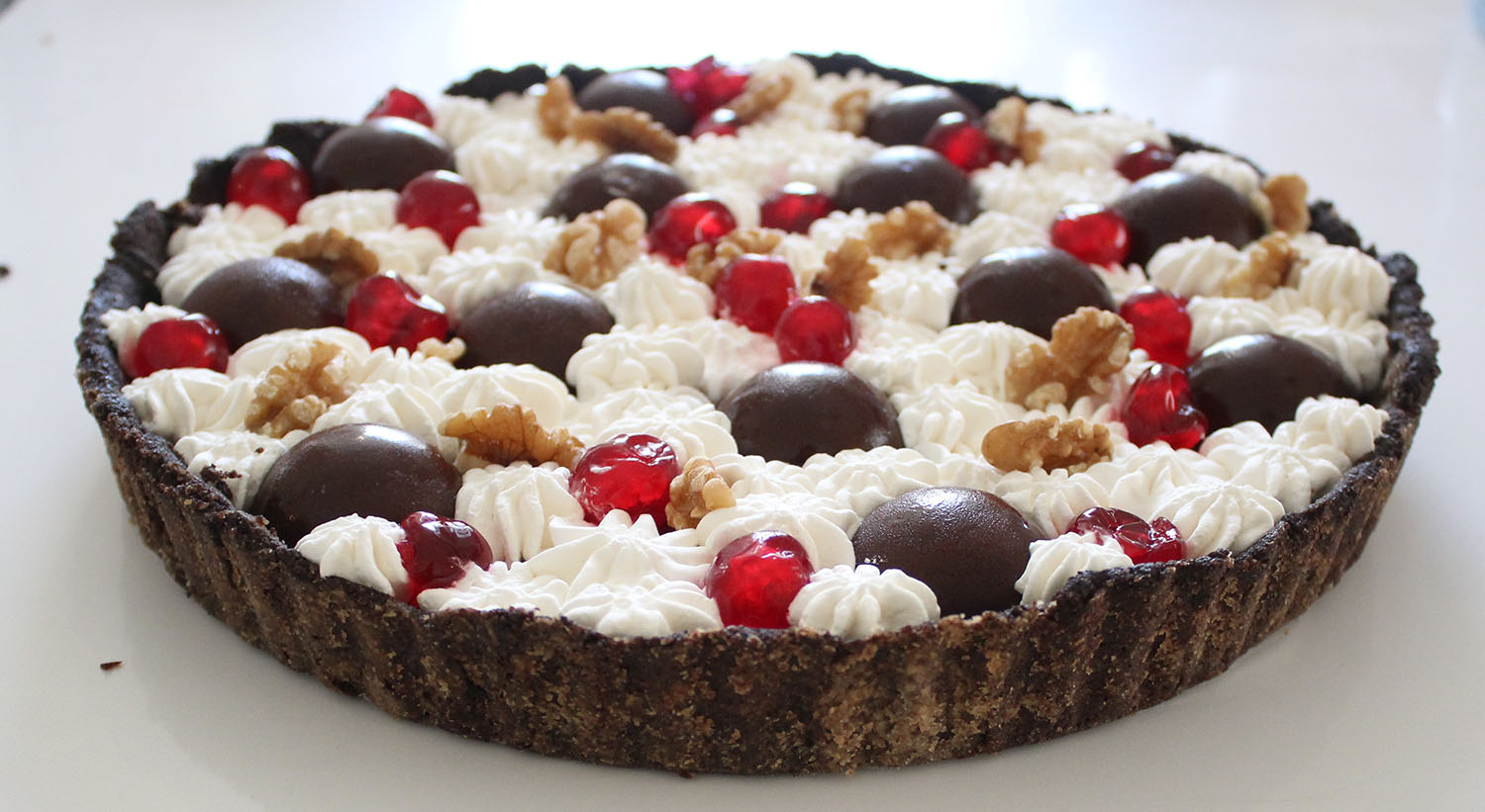 IMG 5090 - טארט שוקולד ודובדבנים