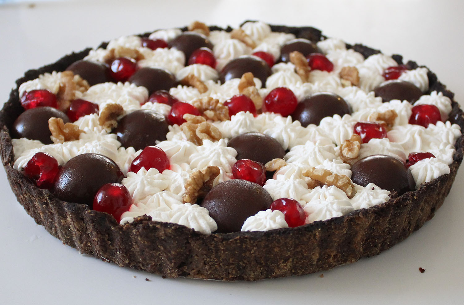 IMG 5091 - טארט שוקולד ודובדבנים