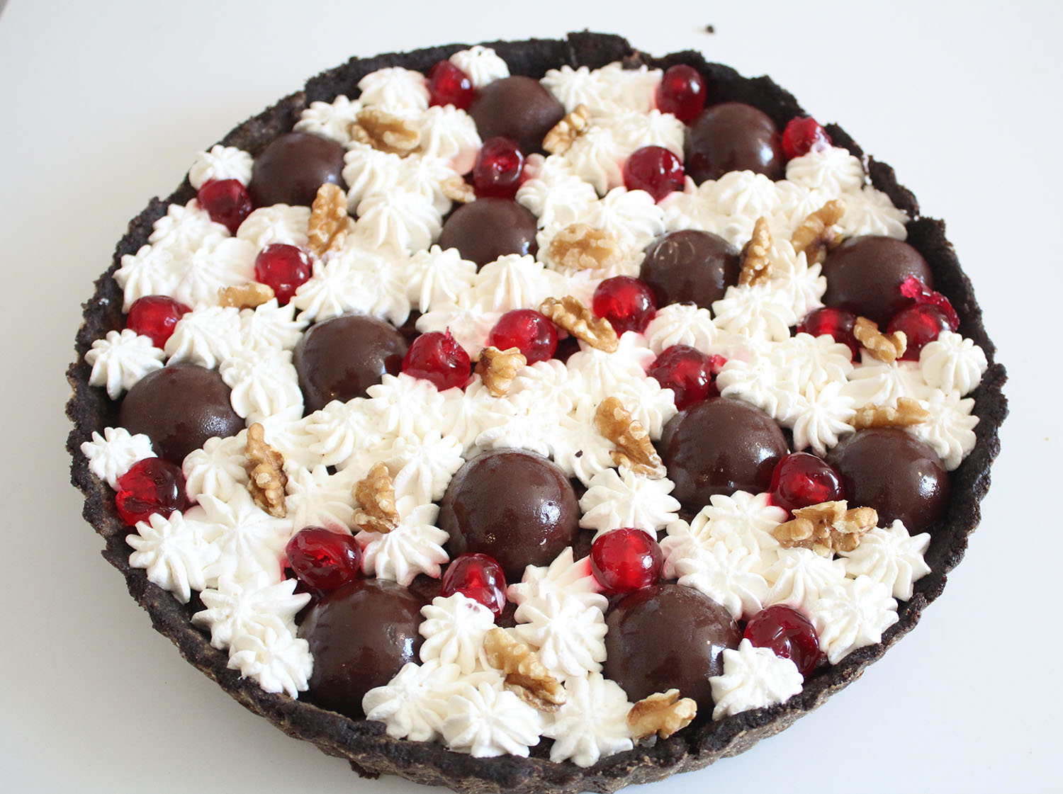 IMG 5096 - טארט שוקולד ודובדבנים