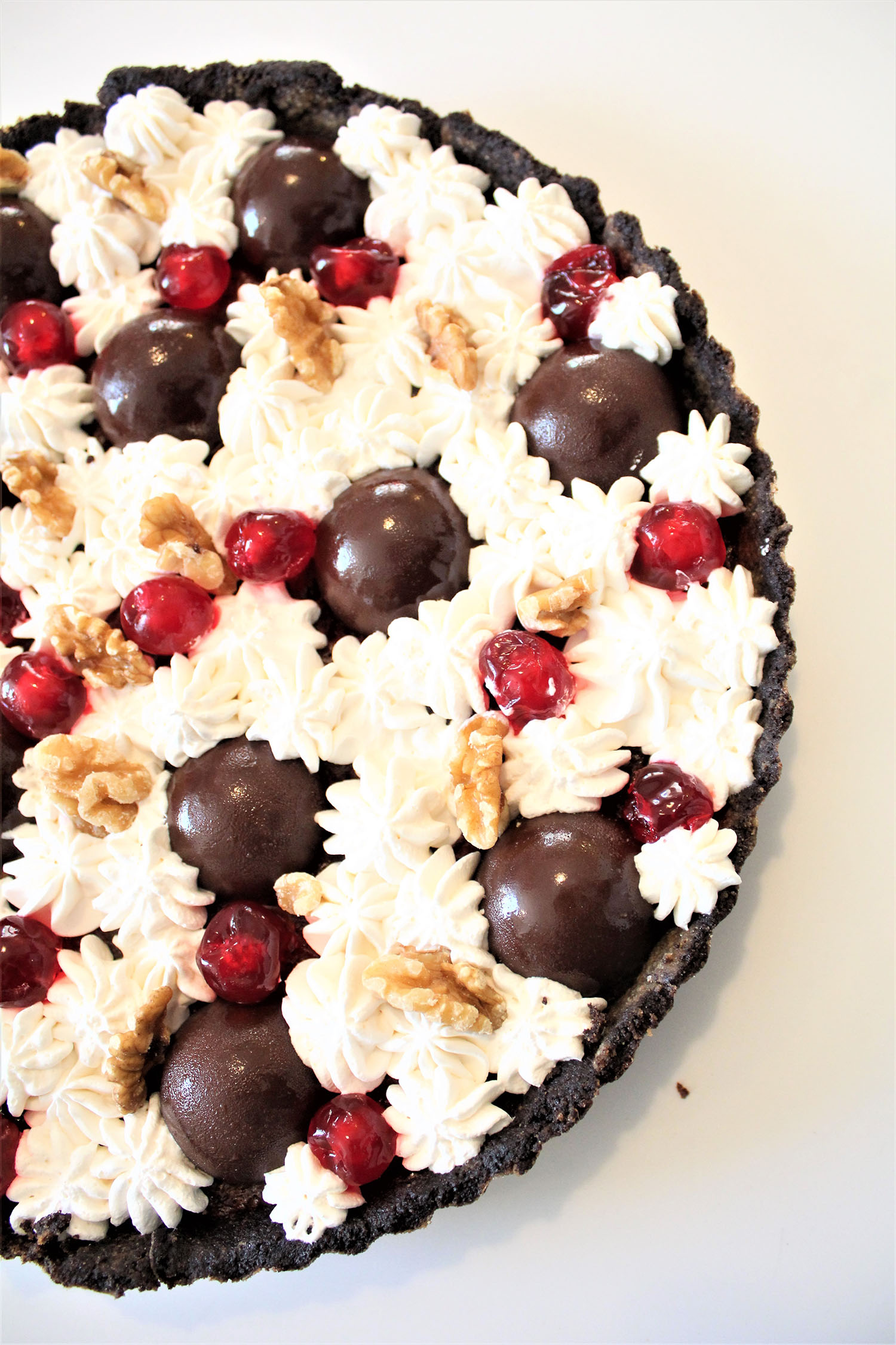 IMG 5105 - טארט שוקולד ודובדבנים