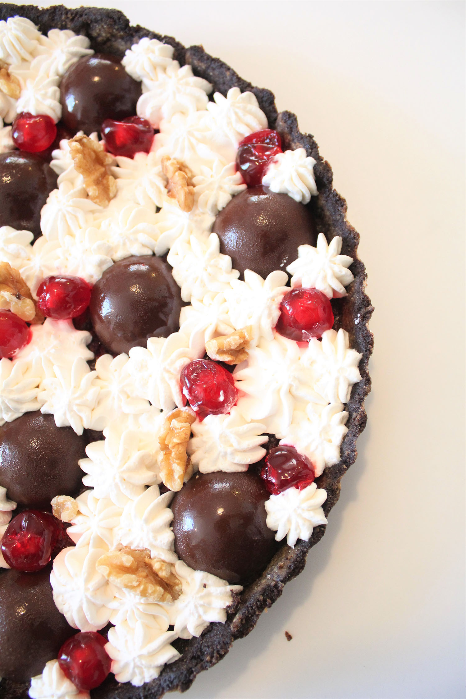 IMG 5106 - טארט שוקולד ודובדבנים