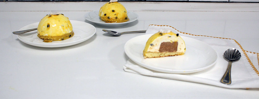 IMG 1857 - קינוח :מוס פסיפלורה ושוקולד