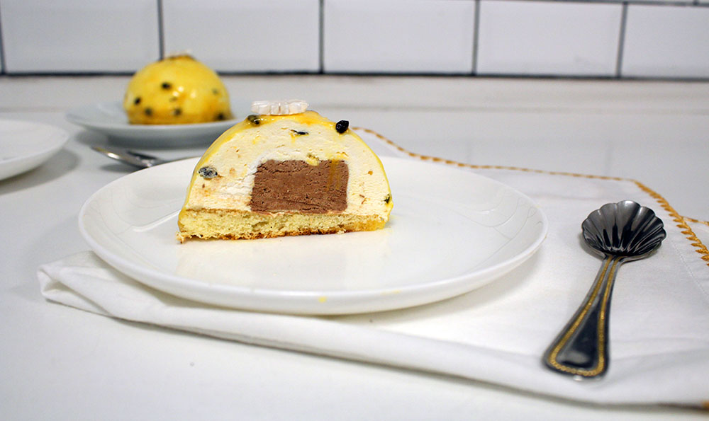 IMG 1859 - קינוח :מוס פסיפלורה ושוקולד