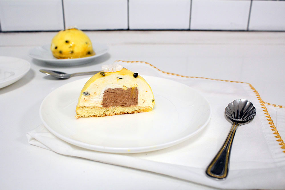 IMG 1861 - קינוח :מוס פסיפלורה ושוקולד