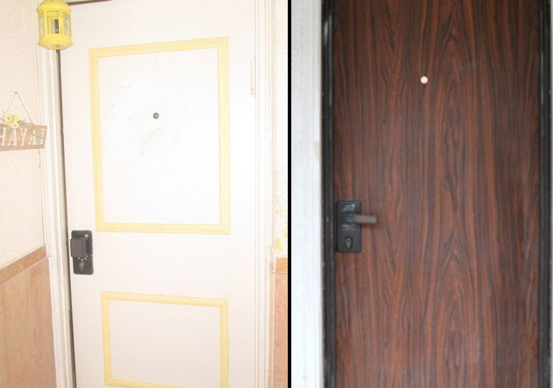 לפני ואחרי דלת פלדלת